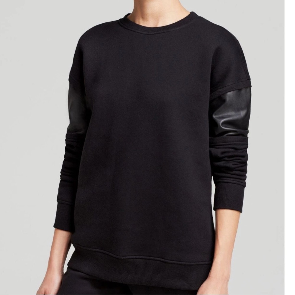 Rag & Bone Lira L/S Fleece Pullover Sweatshirt